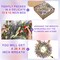 26 Inch Lavender Wreath Summer Wreaths for Front Door Wreaths for Front Door for Wedding Farmhouse (Red Pink Lavender)